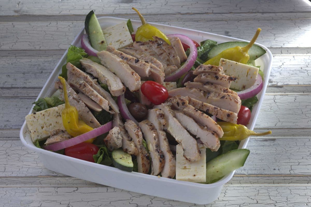 69. Greek Salad with Chicken