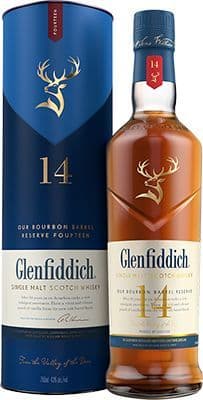 Glenfiddich 14 Year Old Bourbon Barrel Reserve, 750 ml