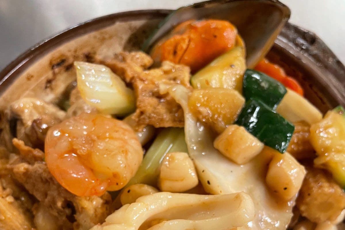 57. Seafood and Tofu Hot Pot