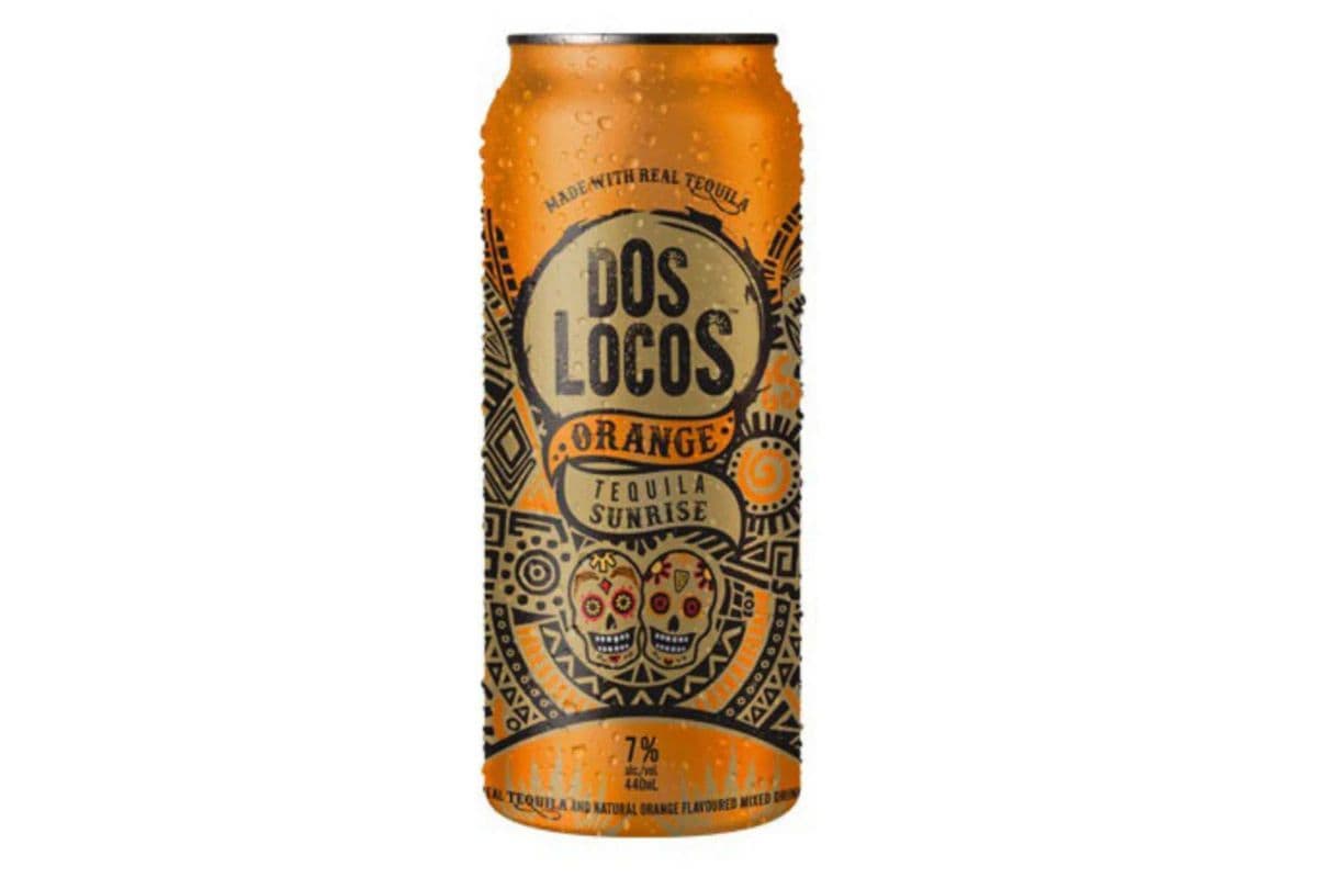 Dos Locos Tequila Sunrise (1 x 473ml)