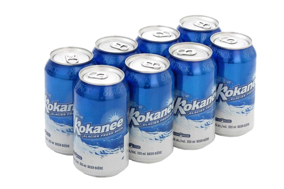 Kokanee Glacier fresh lager beer (8 x 355 mL, 5.0% ABV) (8 x 355ML)