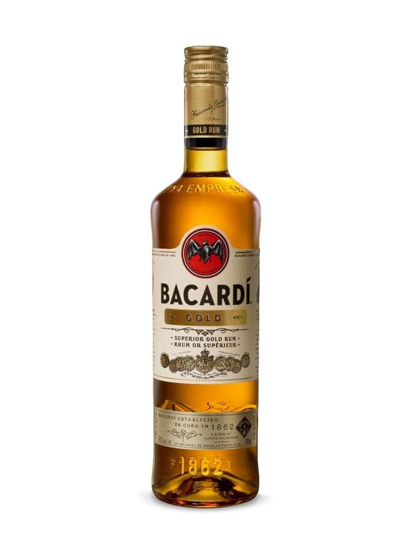 Bacardi Gold Rum (1 x 750 ml Bottle)