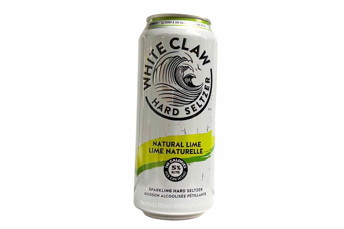 White Claw Hard Seltzer Natural Lime (1 x 473mL)