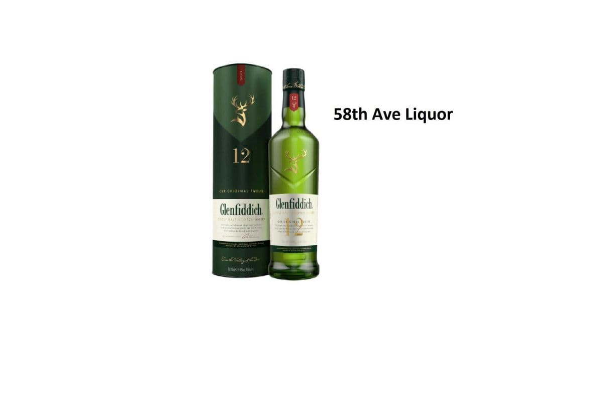 GLENFIDDICH 12 YEAR SINGLE MALT SCOTCH WHISKEY 750ML (1 x 750 ML )