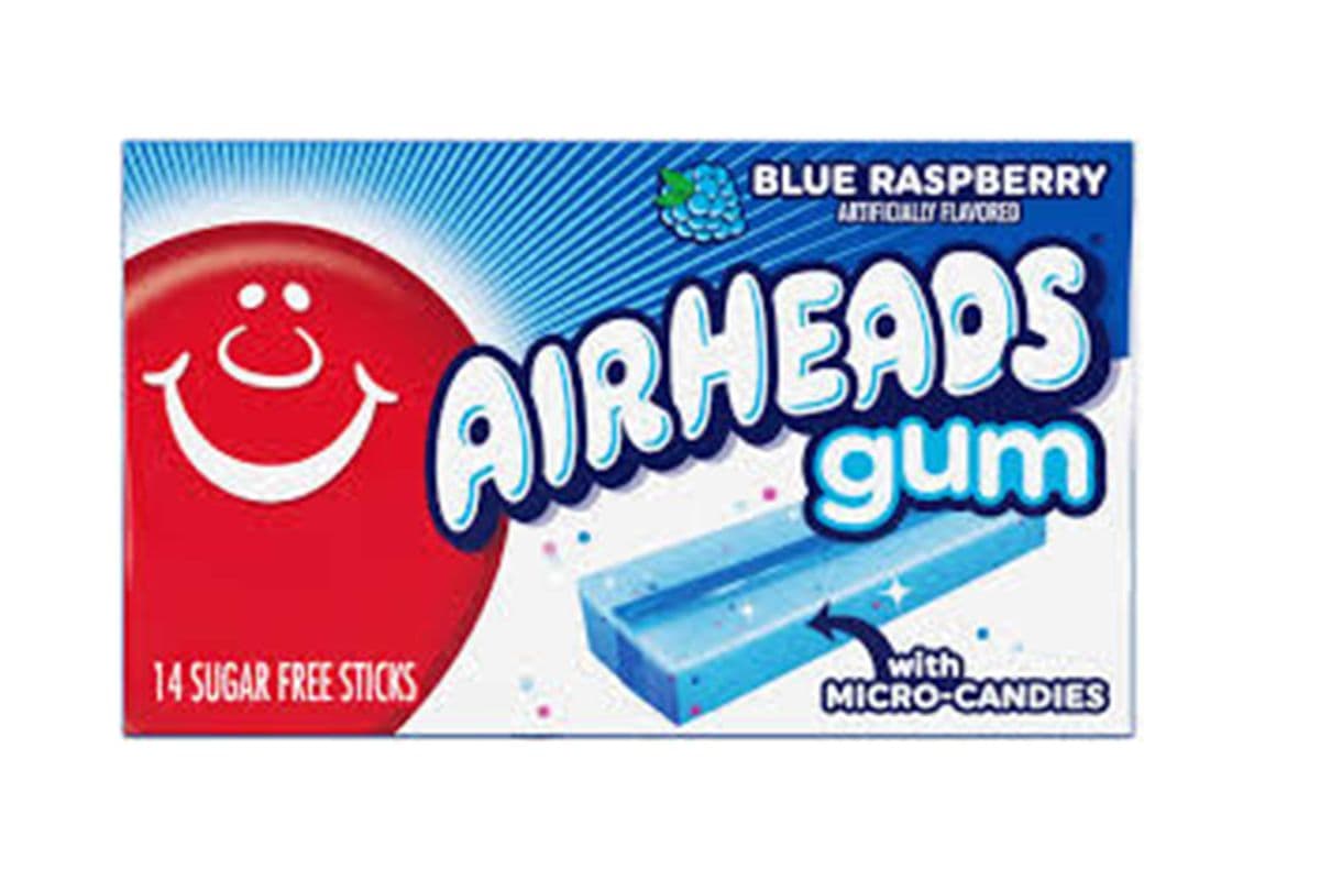 Airheads Gum Blue Raspberry