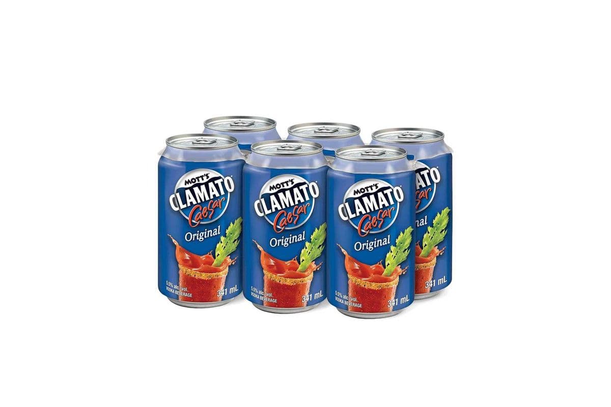 Motts Clamato Caesar Original 6 PackCN (6 x 355ml)