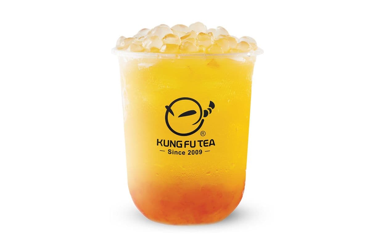 Grapefruit Green Tea with Agar Bubble (Cold)