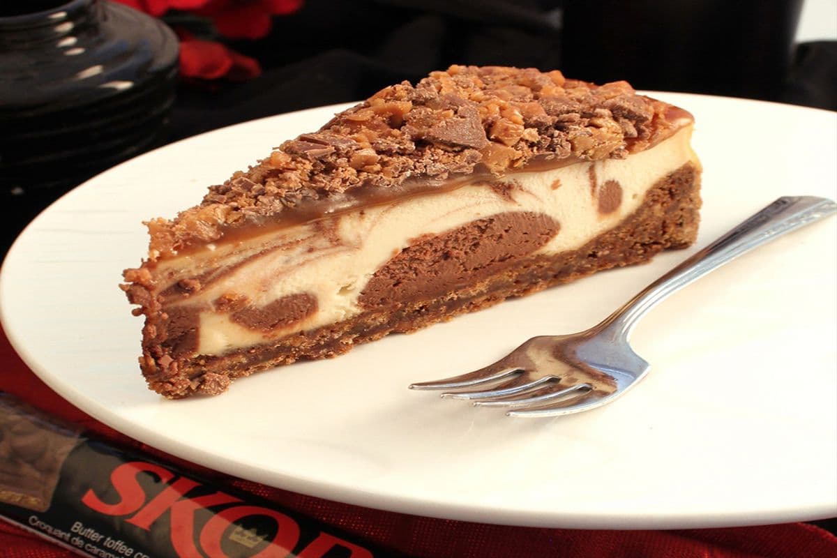 Candy Skor Cheesecake