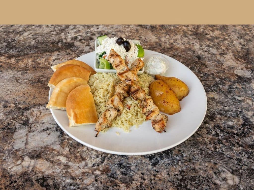 Chicken Souvlaki (2 Skewers)