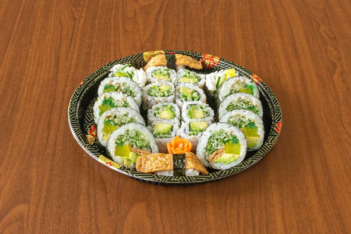 PC16. Fotomaki Roll (10 Pcs), Avocado Cucumber Roll (8 Pcs), and Tofu Sushi (4 Pcs)