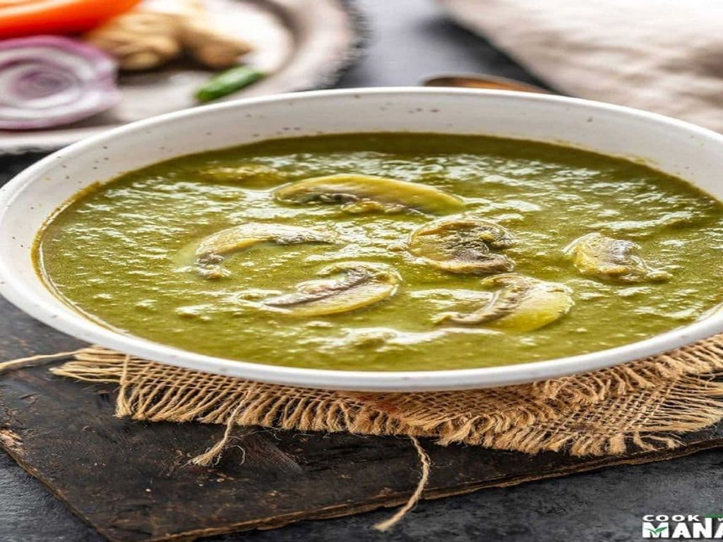 Palak Mushroom
