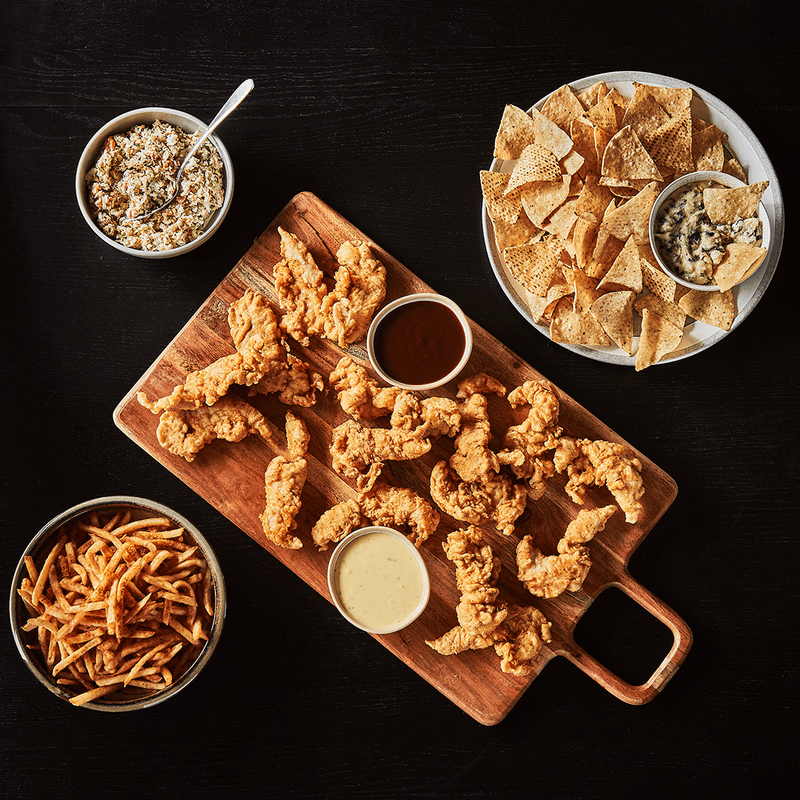 Repas familial : Tendres de poulet 