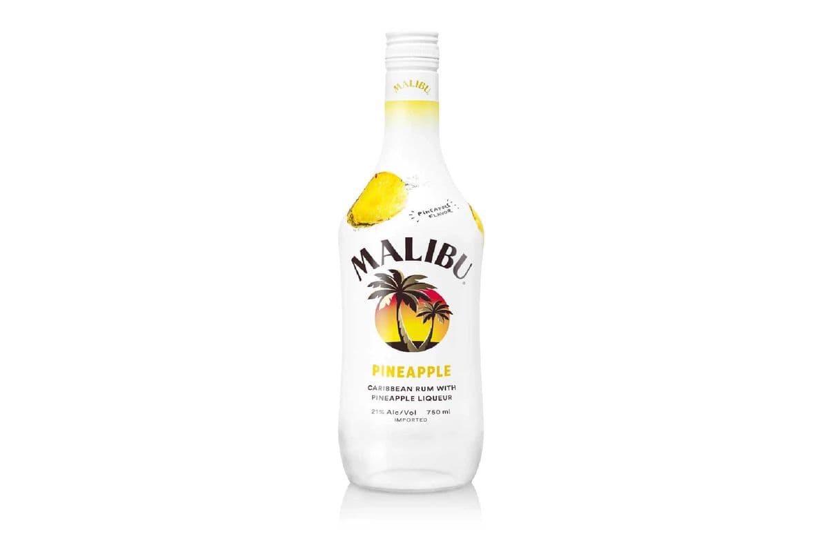 Malibu Pineapple Rum-750ml (1 x 750ml)