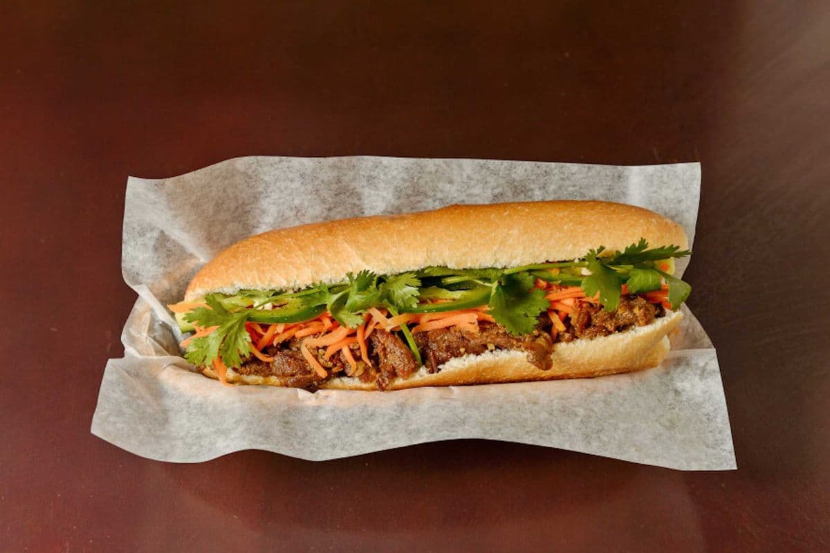 A10. Grilled Lemongrass Chicken and Pork Sub