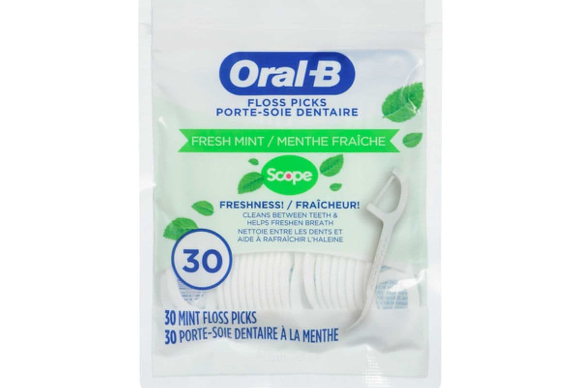 Oral-B Floss Picks Scope Fresh Mint (30 Picks)
