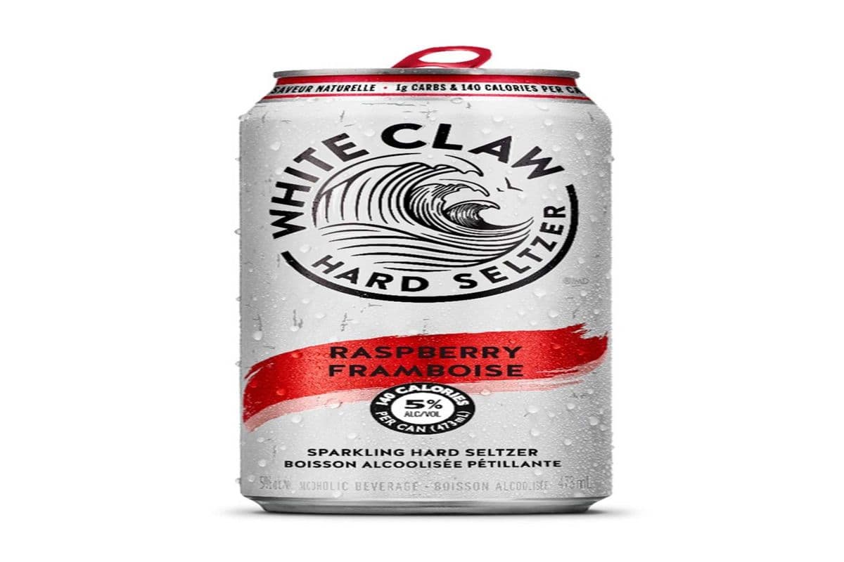 White claw raspberry (1 x 473ml)