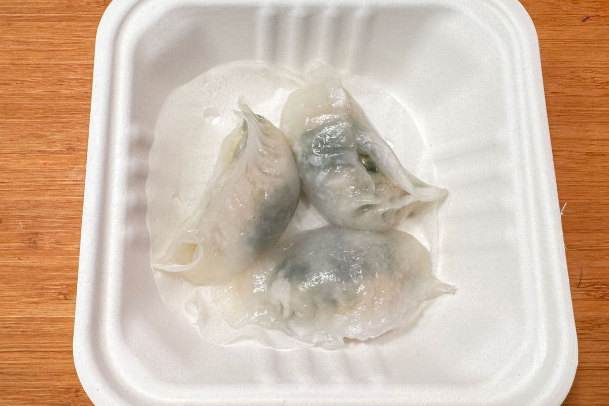 3. Steamed Shrimp and Chives Dumplings (3 pcs)