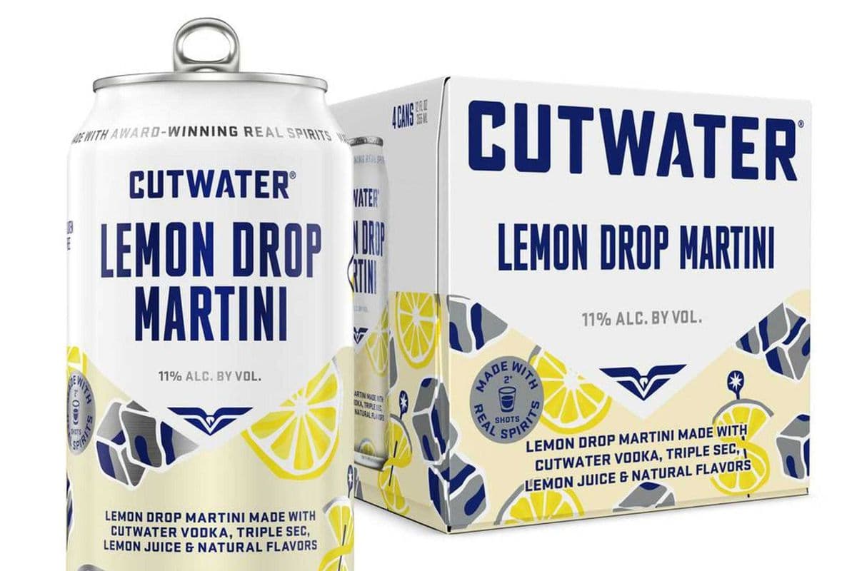 140470. CUTWATER LEMON DROP MARTINI (1 x 4PC)