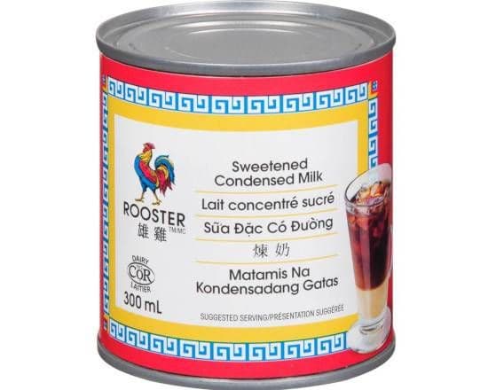 Rooster Lait Concentré Sucrée 300mL / Sweetened Condensed Milk 300mL