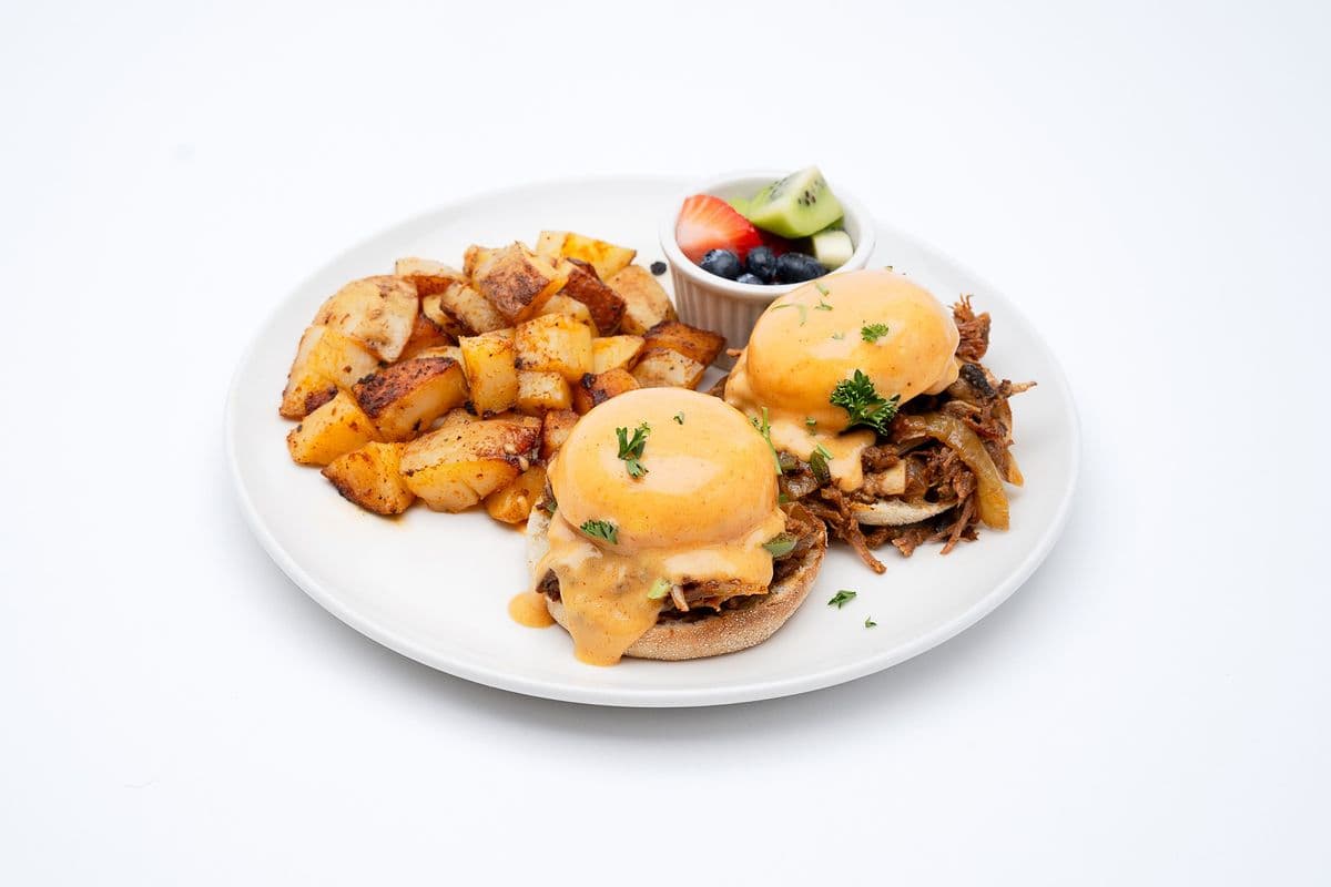 Beef Barbacoa Benedict