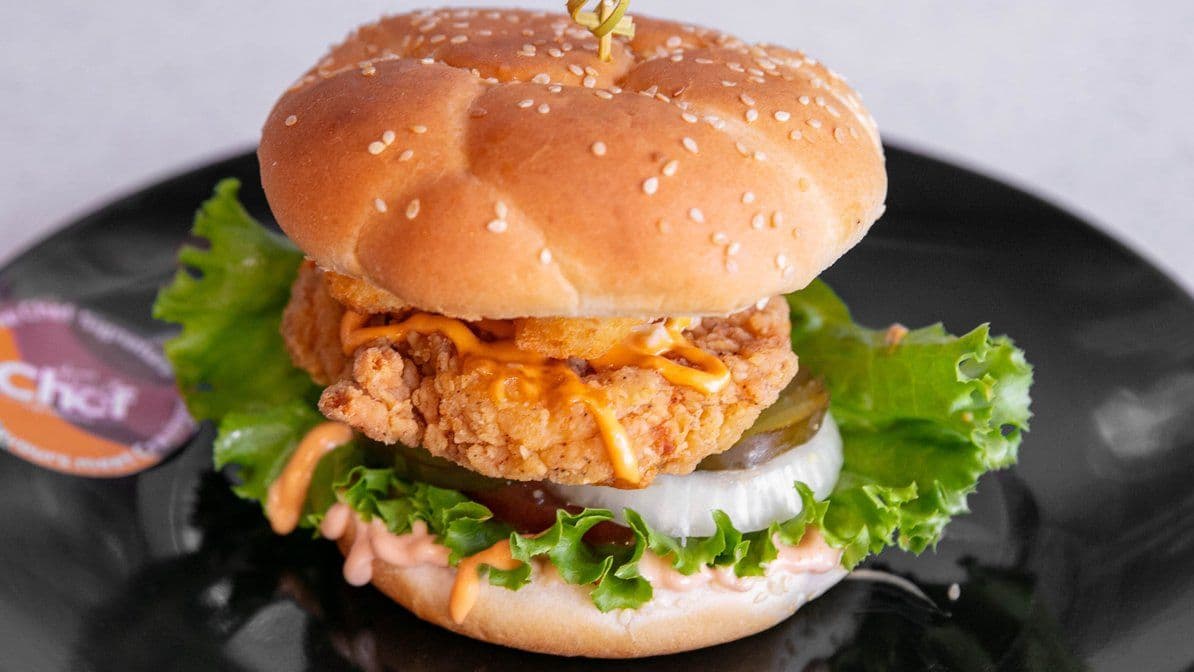 Crispy Chicken Burger- Combo ( Frise and Drink)