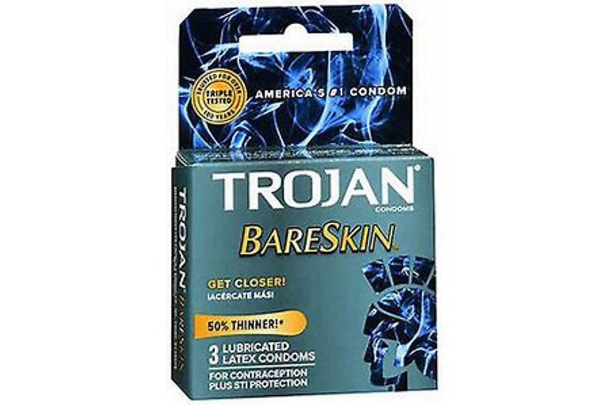 Trojan BareSkin Lubricated Premium Latex Condoms