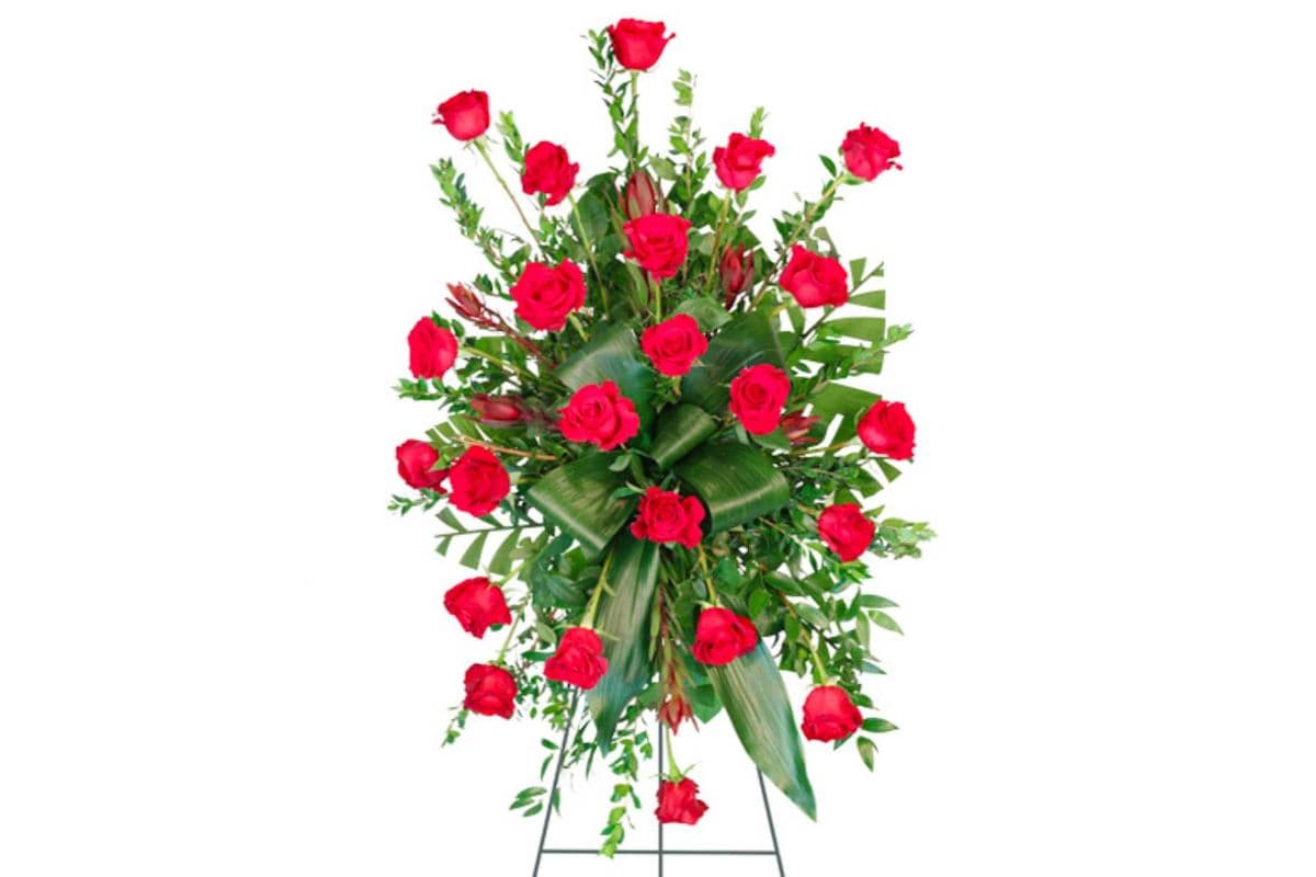 Crimson Departure Standing Spray