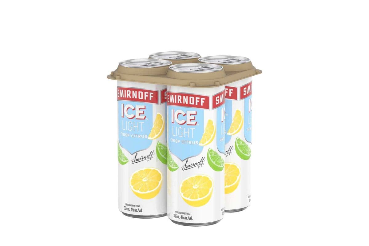 Smirnoff Ice Light Crisp Citrus (4 Cans) (1 x 4x355ML)