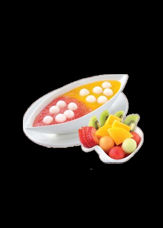 T6. Chewy Balls in Two Different Juice with Mixed Fruit