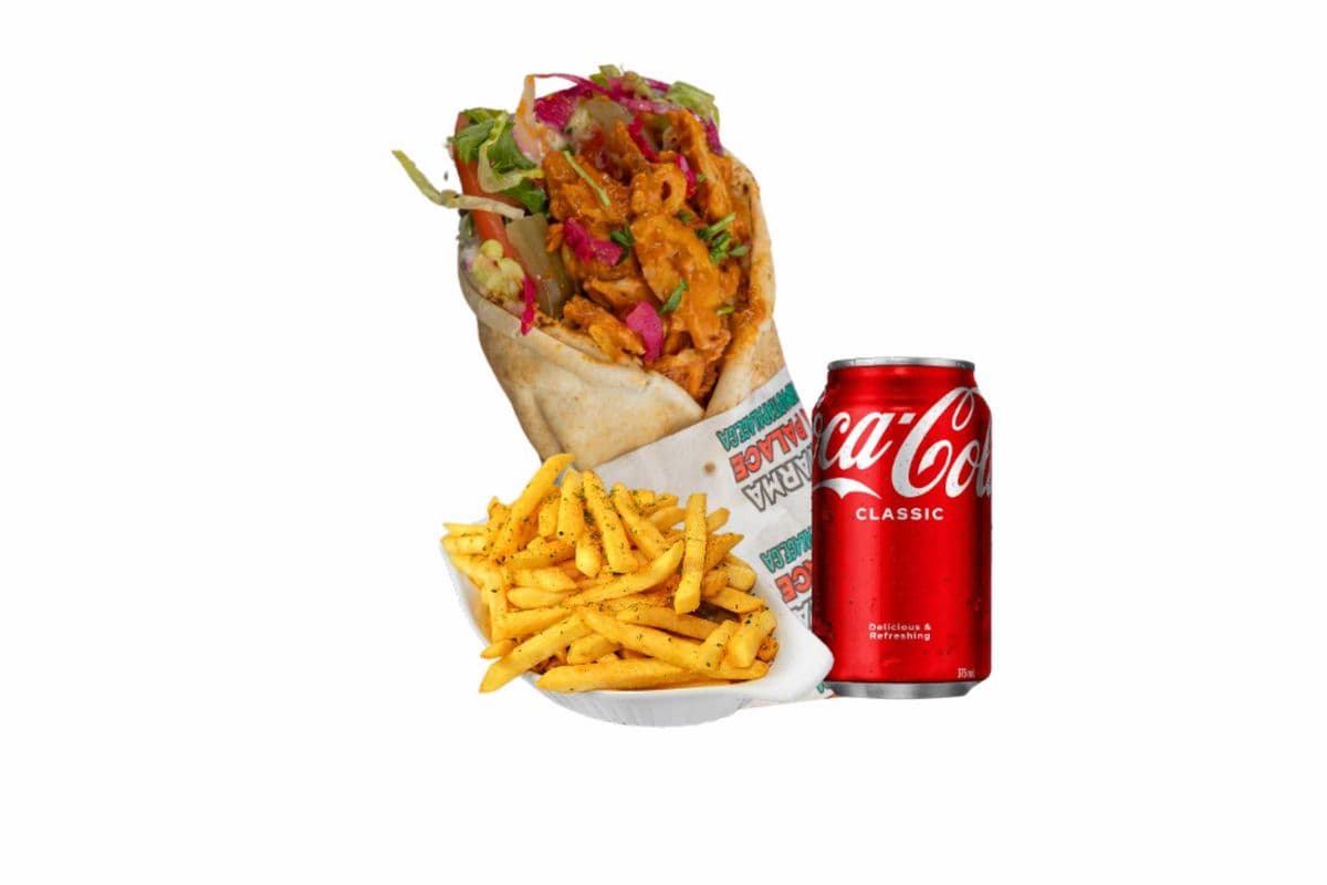Butter chicken sandwich combo