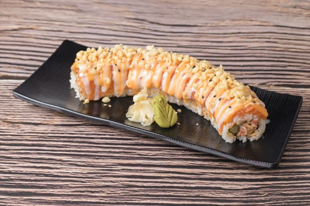Salmon Crunch Roll