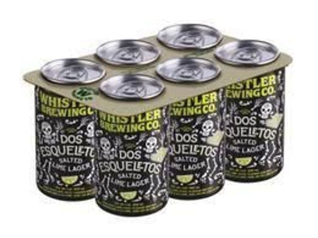 WHISTLER Lime Lager, 6 x 355ml