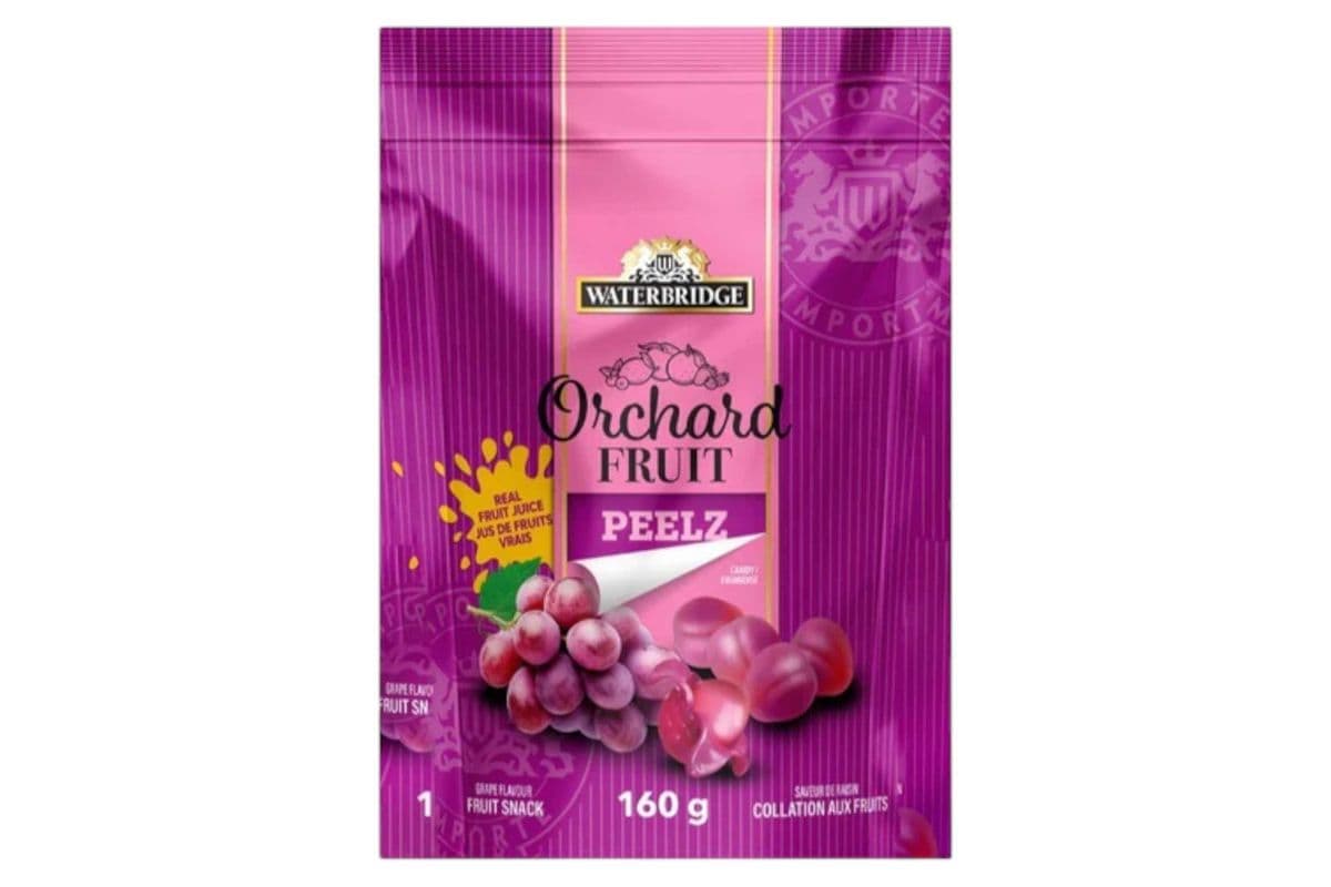 Waterbridge Orchard Fruit Grape Peelz (160gm) (130 Cal)