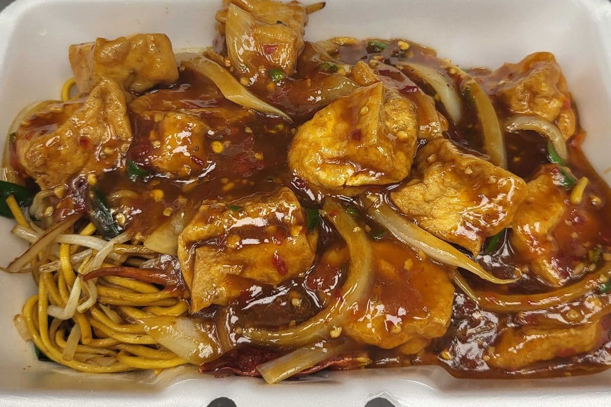 10. Chilli Mixed Vegetables, Tofu, Eggplant, or Vegetable Ball Dinner