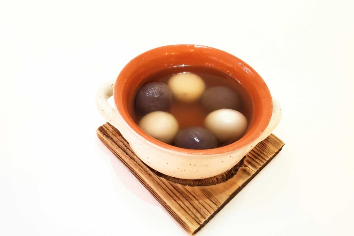 Two Mixed Sticky Rice Balls