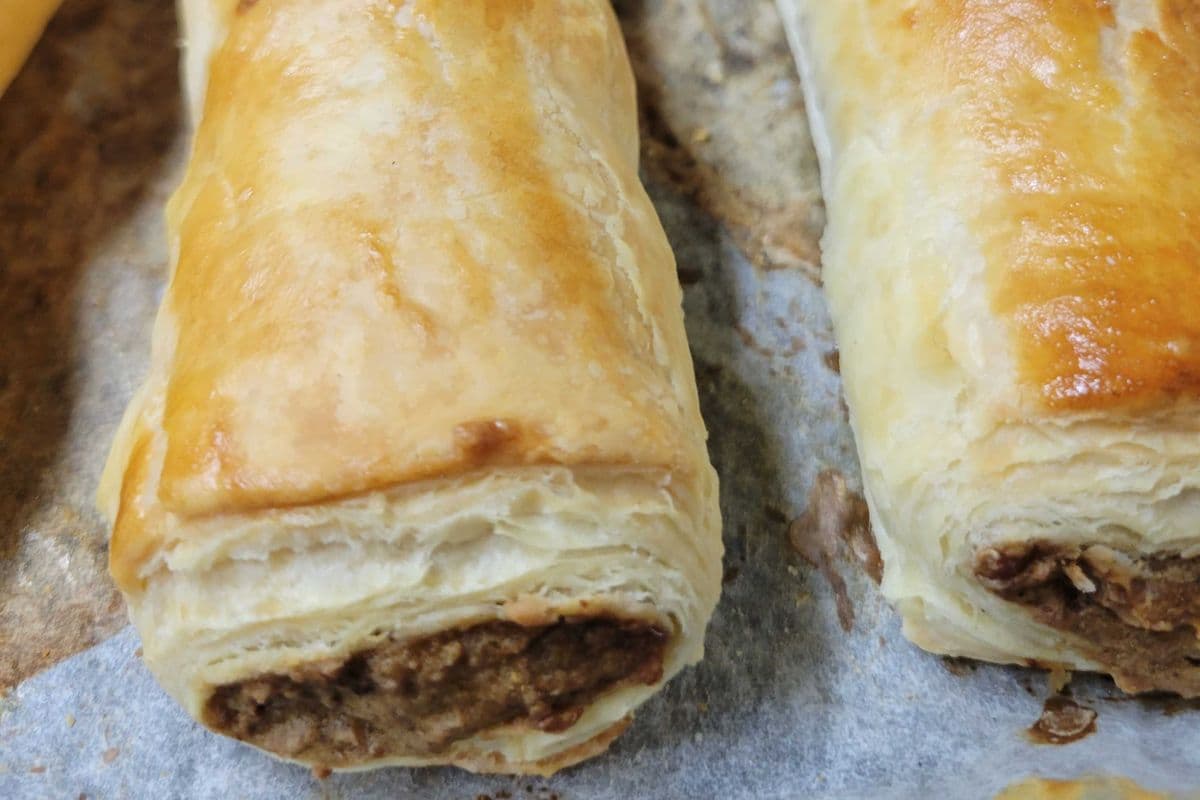 Beef and Pork Sausage Roll