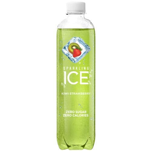 Sparkling Ice Boisson Aromatisée a Base D' eau Pétillante  Kiwi et Fraise 503ml/ Sparkling Ice Flavoured Water Strawberry & Kiwi 503ml