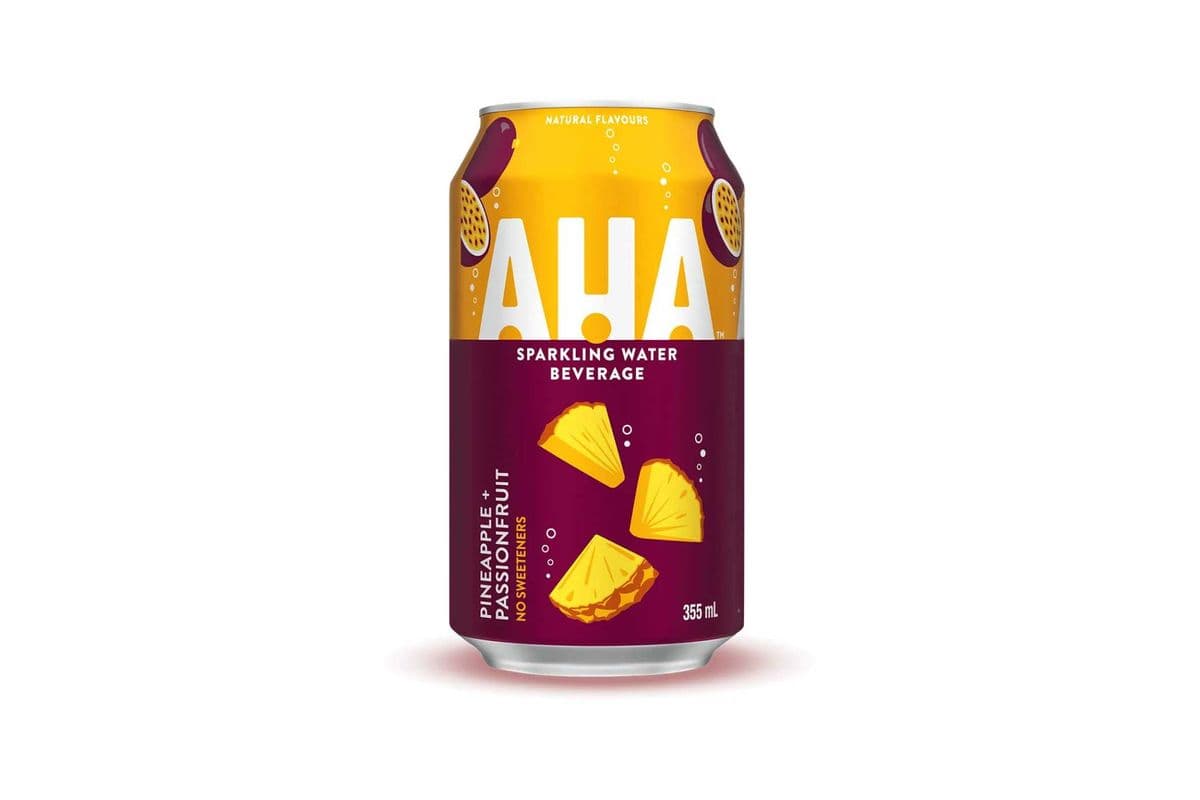 Aha pineapple passion fruit Sparkling Water 355ml (355ml)