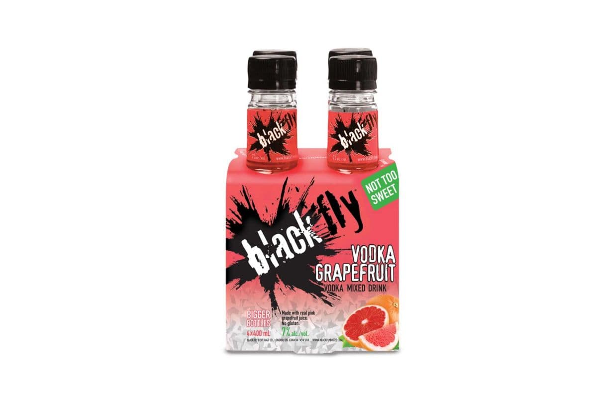 Black Fly Vodka Grapefruit (4 x 400ml bottles)