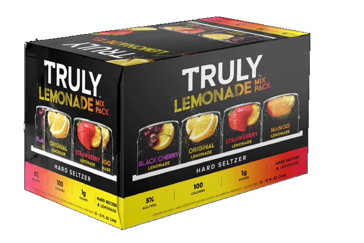 Truly Lemonade Variety Pack 12 Pack (12 x 355 ml Cans)
