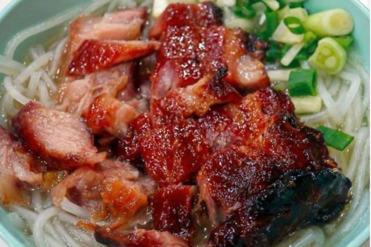 Honey BBQ Pork with Thick Vermicelli - 秘制叉燒瀨