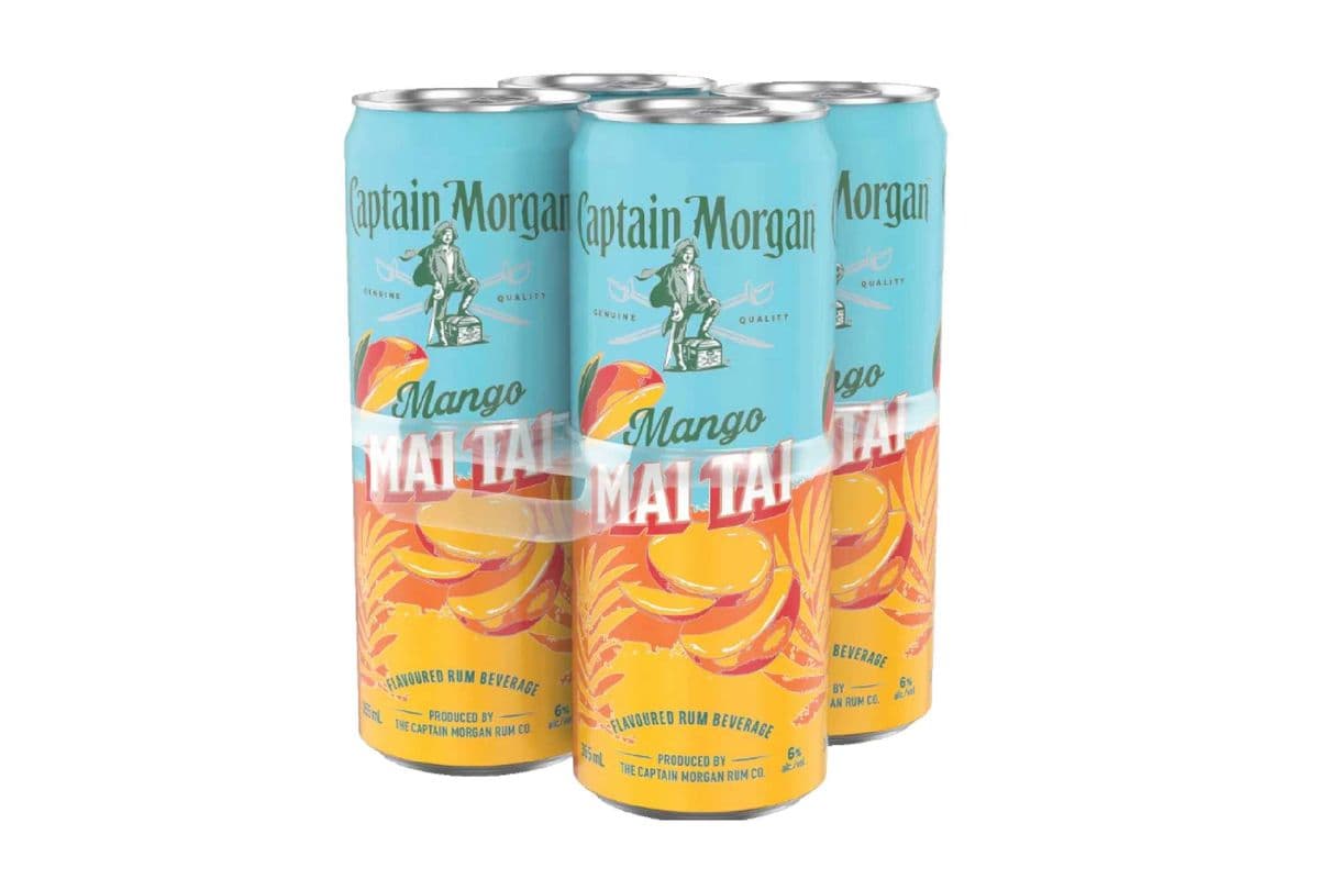 Captain Morgan Mango Mai Tai (4 x 355 ml)