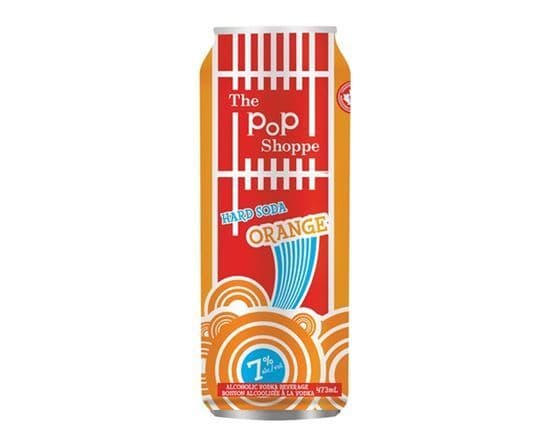 The Pop Shoppe Hard Soda Orange, 473 ml
