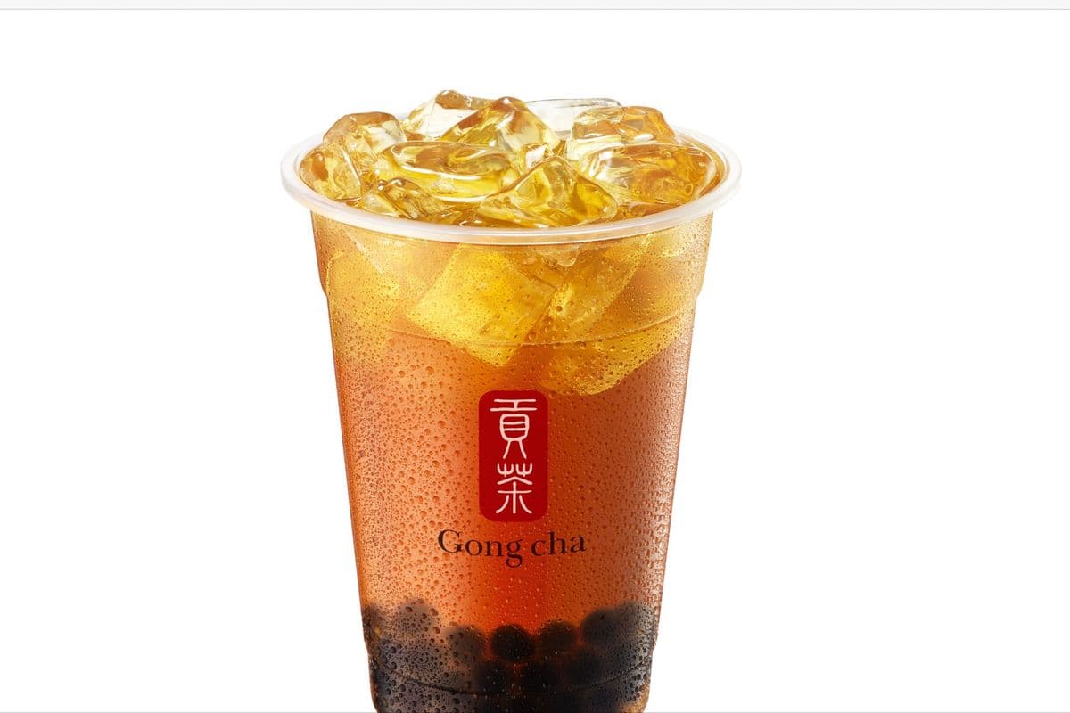 Peach Olong Tea with Pearls