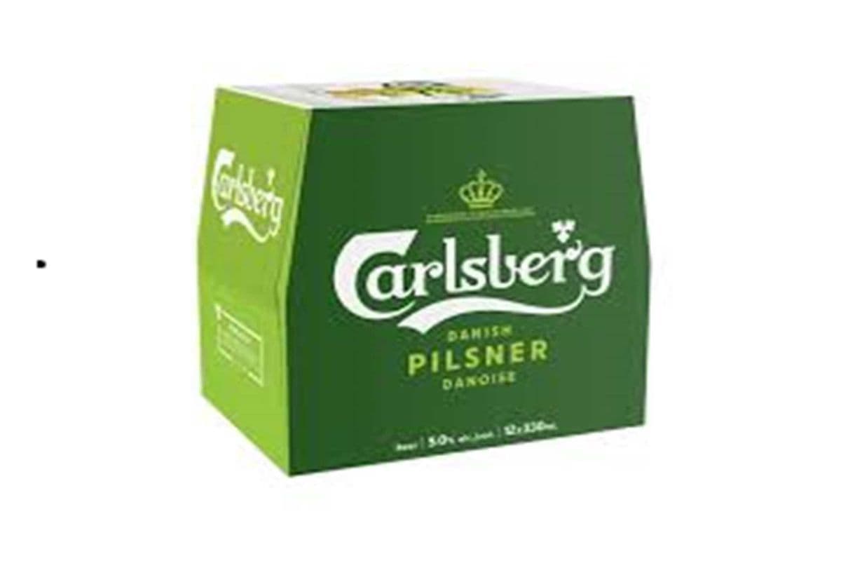 CARLSBERG PILSNER 12 BOTTLES (12 x 330 ML)