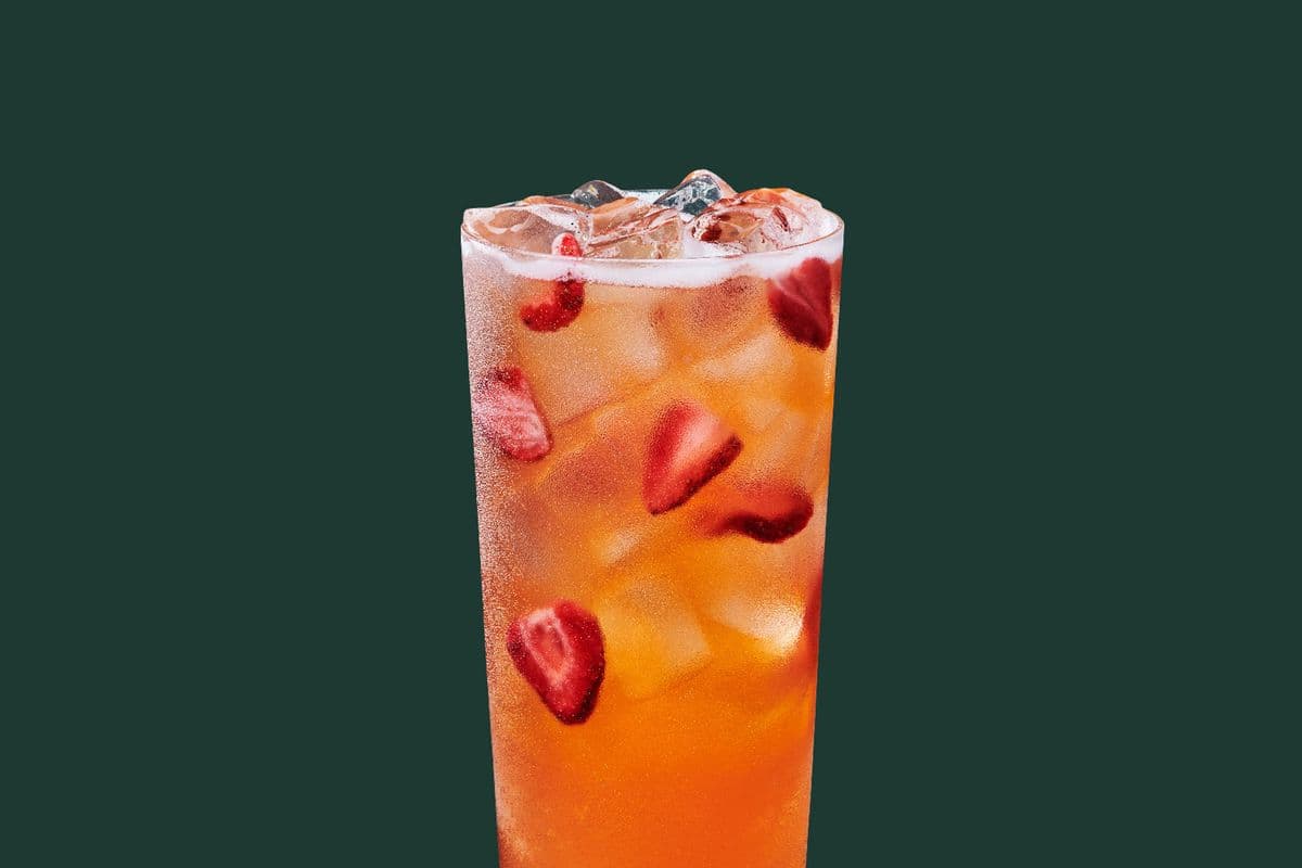 Mango Strawberry Lemonade Refresher