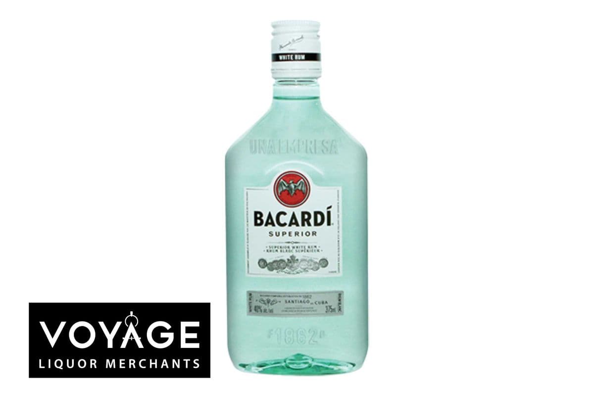 Bacardi Superior White Rum PET (1 x 375 ml)