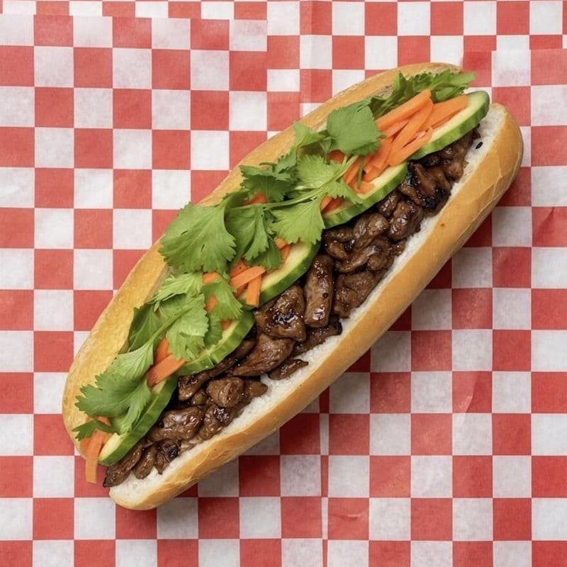 Grilled Pork Banh Mi / Grilled Pork Banh Mi