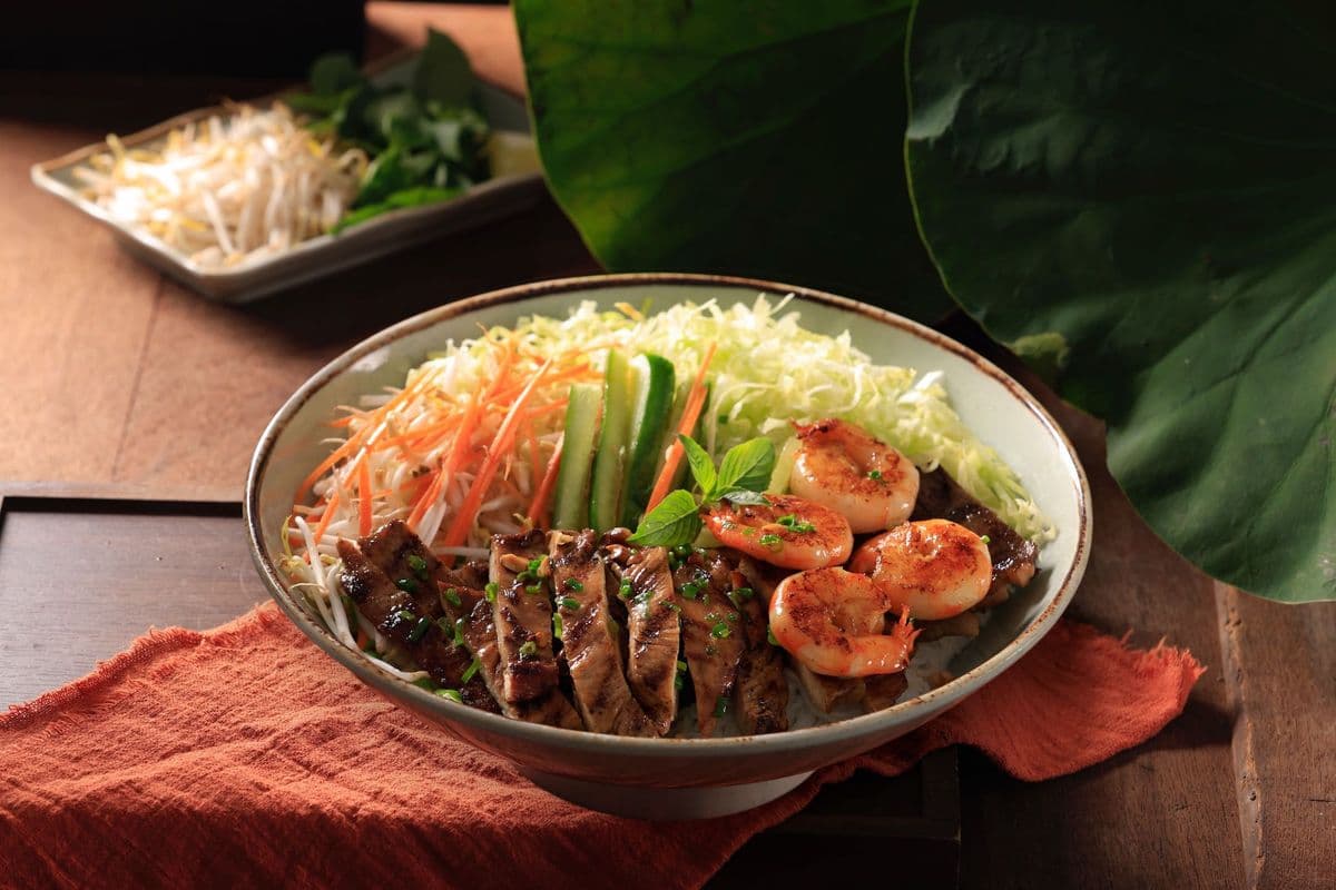 17A. Char-grilled 1 Protein with Vermicelli
