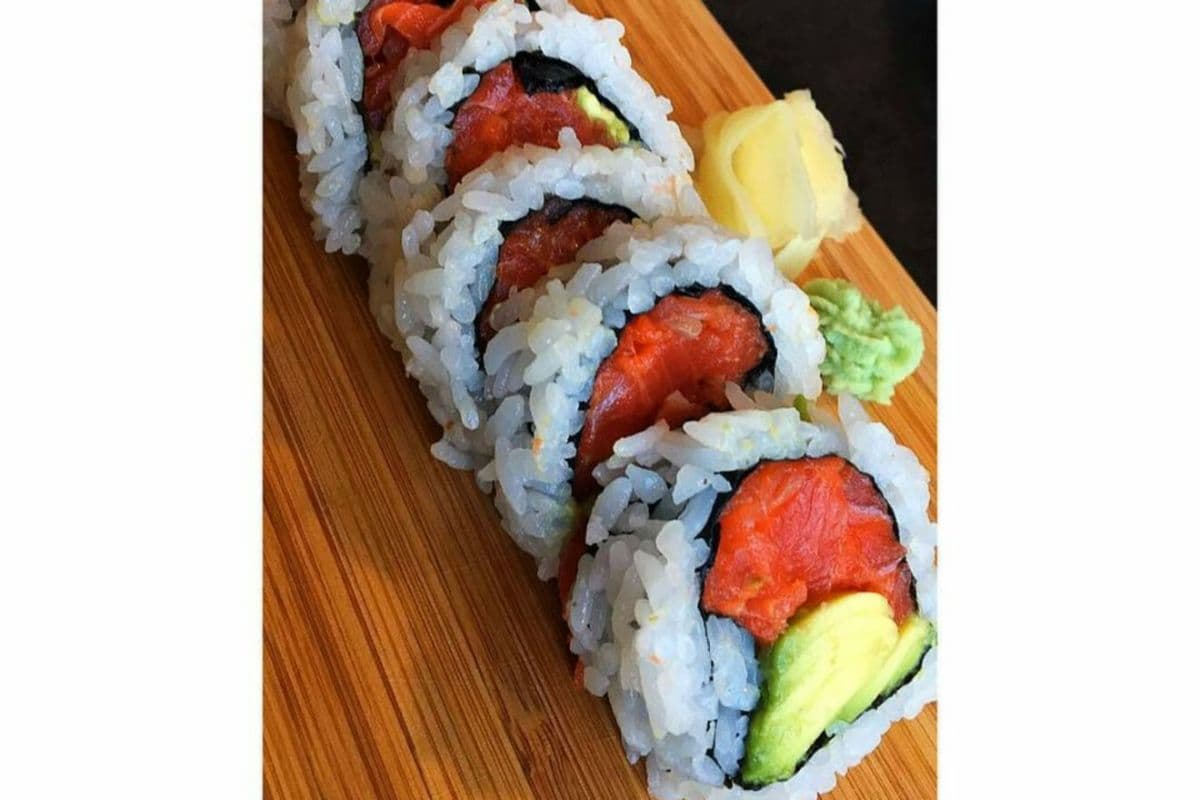 Sockeye Salmon and Avo Roll